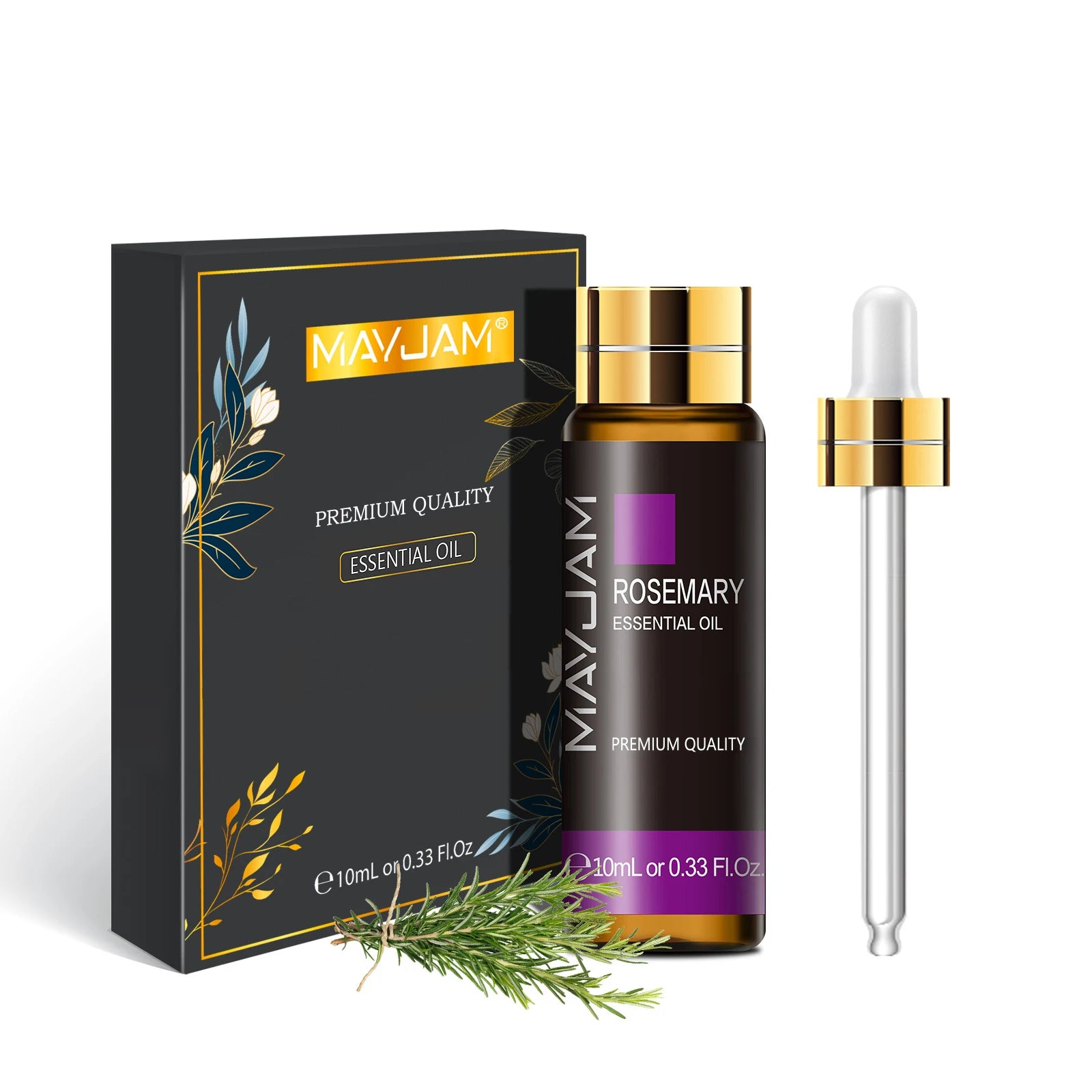 10ML Pure Rosemary Geranium Essential Oil Diffuser Tea Tree Cloves Lemongrass Citronella Chamomile Cedarwood Cinnamon Aroma Oil