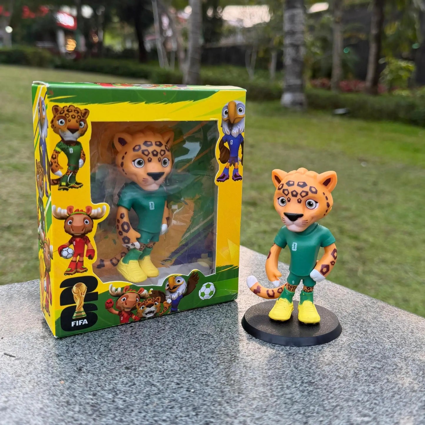 2026 Football Mascot Figure Collectible Soccer Fan Desktop Decoration
