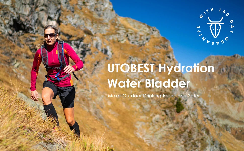 1L/1.5L/2L/3L Hydration Bladder Water Reservoir Water Bag BPA Free for Running Cycling Hiking