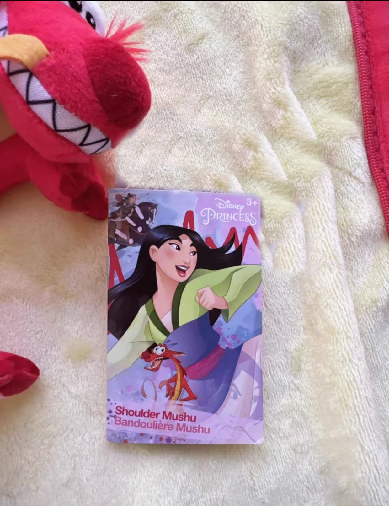 New Disney Mulan Mushu Dragon Doll Shoulder Magnetic Pal Plush ToyGift
