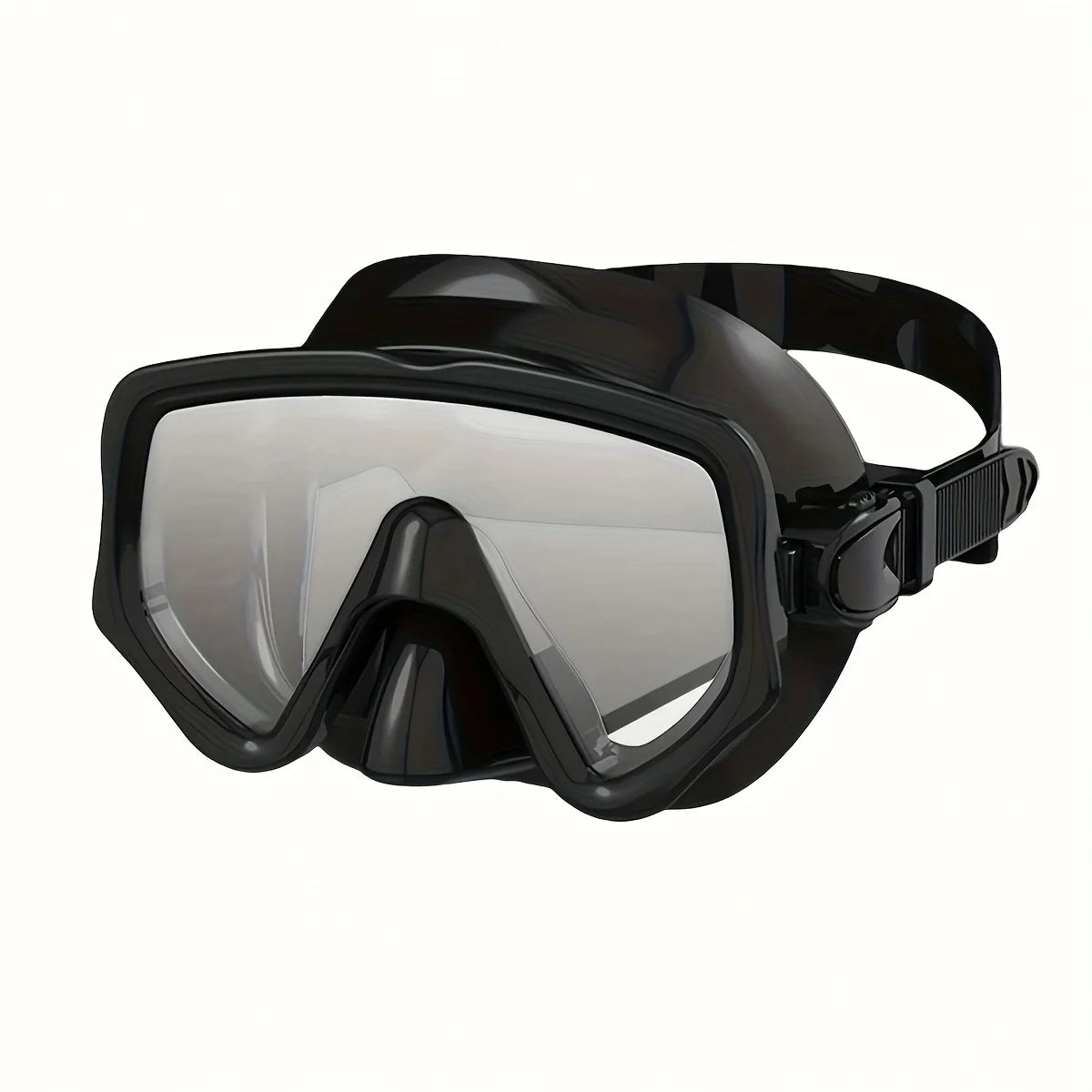 Dry Snorkel Set Diving Mask For Adults Tempered Glass Professional Panoramic Snorkeling Gear Swimming Training Snorkel Kit