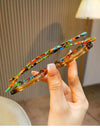 Luxury Acetate Spectacle Frame Fashion Retro Square Eyeglasses Optical Prescription Frames
