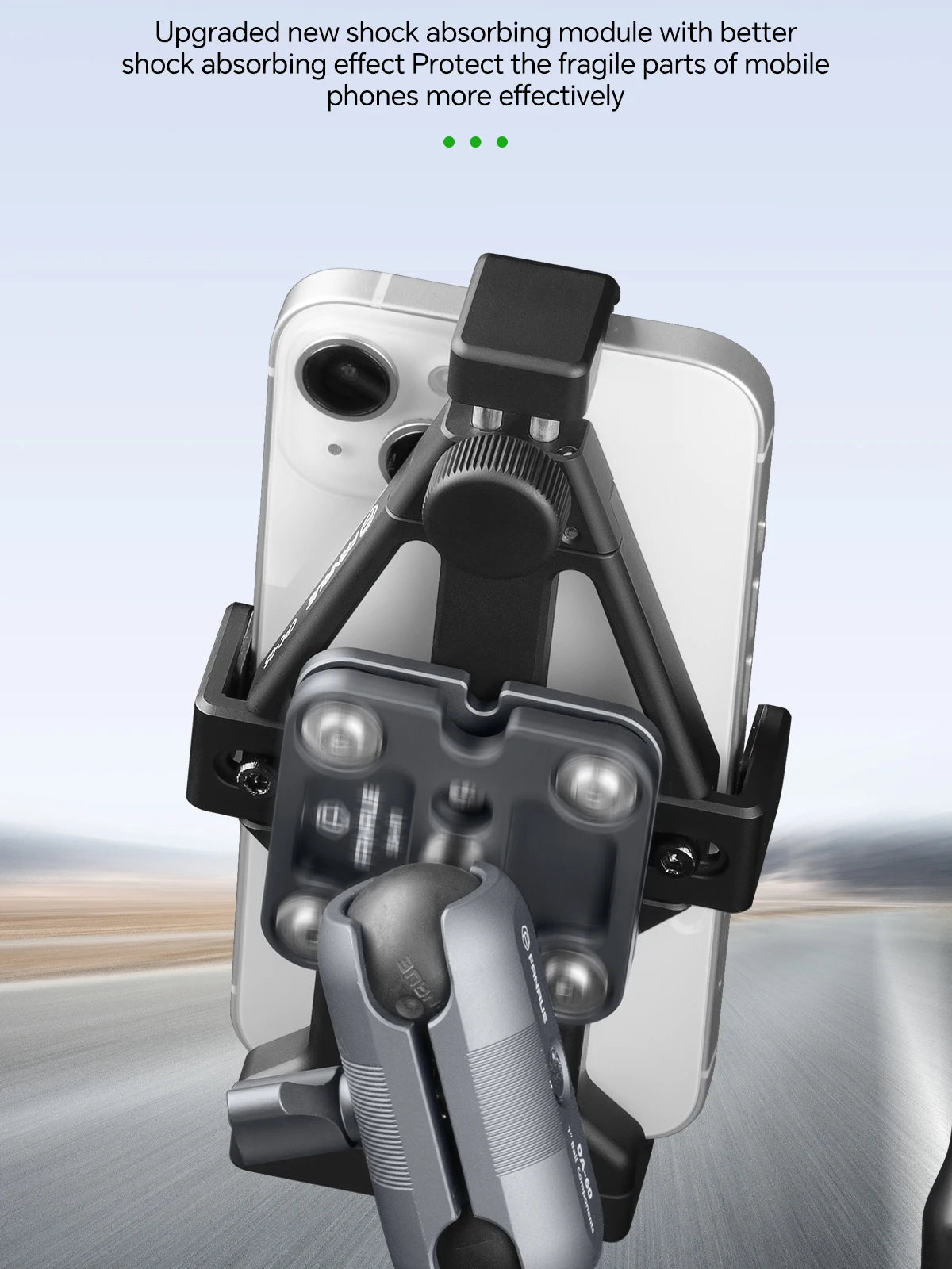 Motorcycle Phone holder 360° Rotating Adjustable Aluminum Alloy Handlebar Cell Clip for ATV/ UTV Bike Bicycle Motorbike