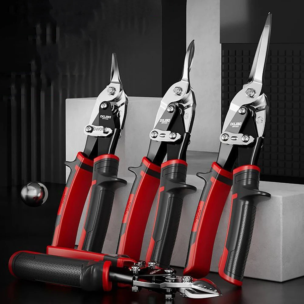 Multifunctional Metal Sheet Cutting Scissor Aviation Snip Cutter Multi-directional scissors Industrial Professional Hand Tool