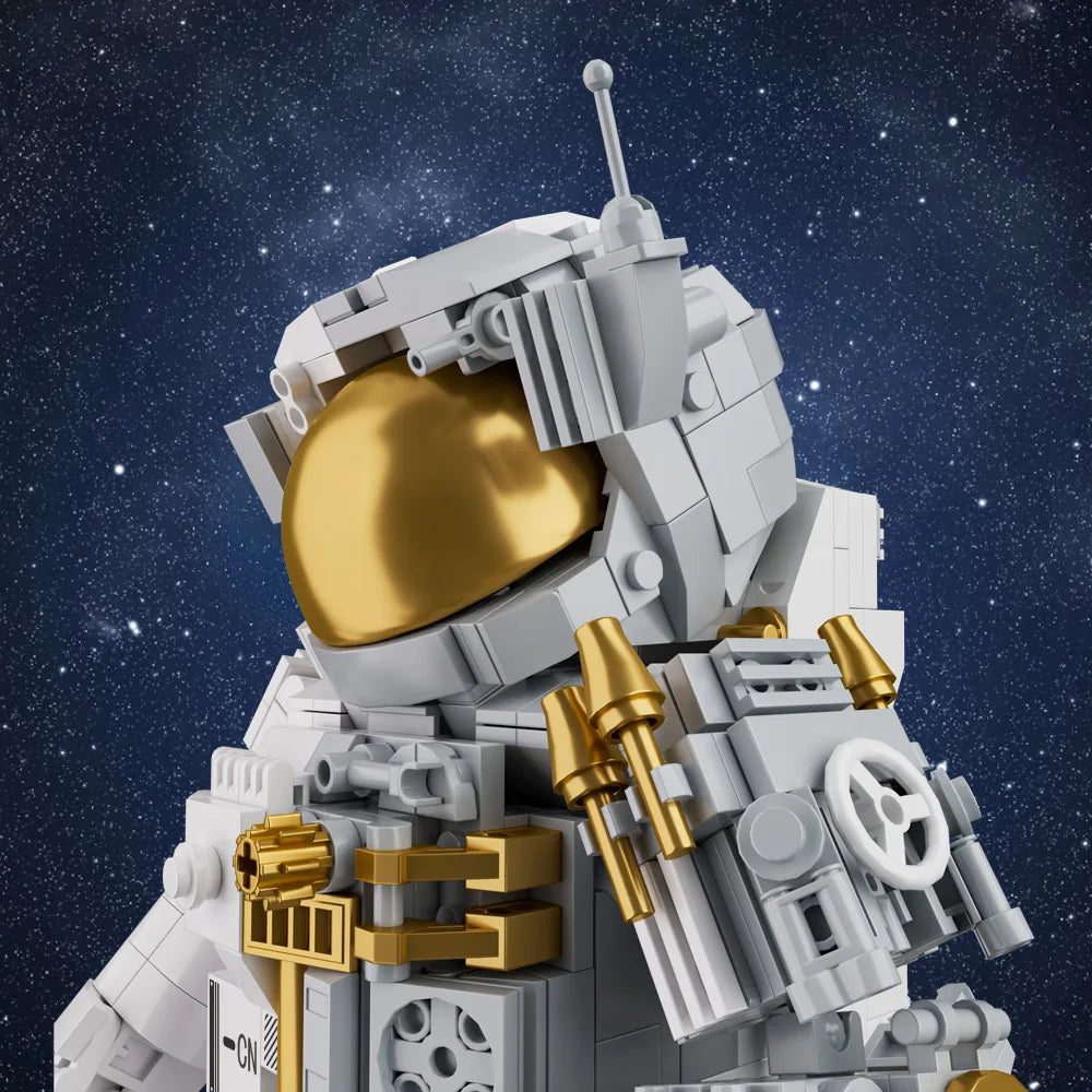 Space Astronauts Building Blocks Spaceman Exploring Robot Adventure Model Action Figure Bricks Educational Assembly Toy Gift