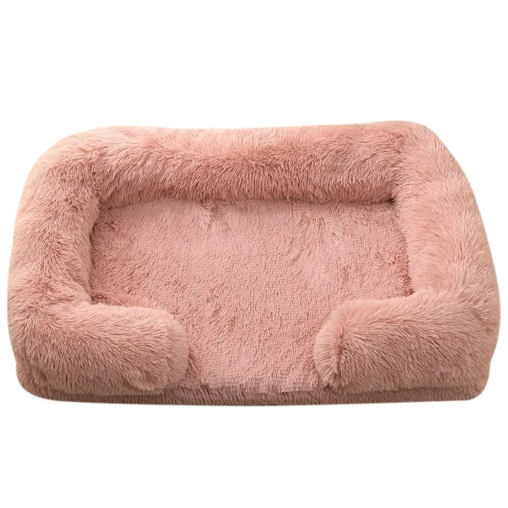 Winter Plush Pet Bed Sofa for Dogs and Cats