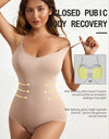 1 Piece Solid Seamless Shaping Shapewear Bodysuit, Tummy Control Butt Lifting Slimmer Body Shaper, Women's Underwear & Shapewear