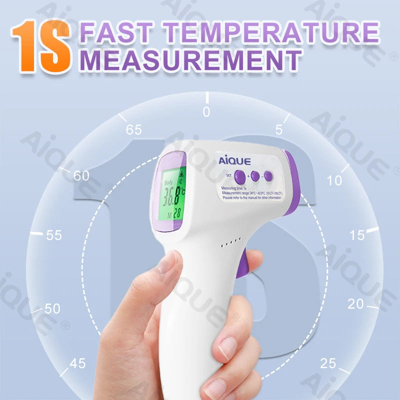 Medical Digital Thermometer Non Contact Infrared Body Temperature Device Fever Measure Tool for  Adults Fever Monitor