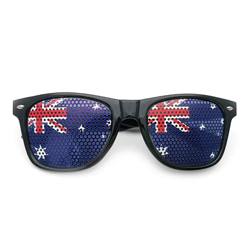 National Flag Sunglasses Men Football Basketball Game Fan Decorative Glasses Women Party Festival Independence Day Eyewear