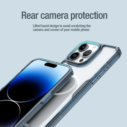 Nature Pro Case For iPhone 15 Pro Max Case Magnetic Ultra Thin Luxury Soft TPU Transparent Airbag Shockproof Back Cover