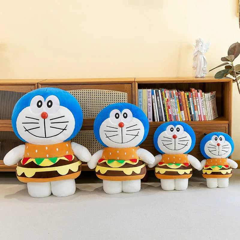 Large Blue Robot Cat Plush Stuffed Doll Toy