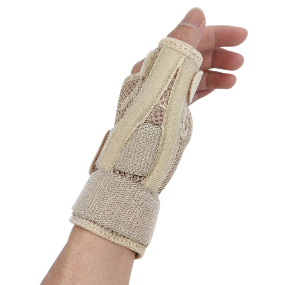 Flexible Splint Wrist Thumb Support Brace for Tendonitis Arthritis Breathable Thumb Protector Guard Fits Right and Left Hand