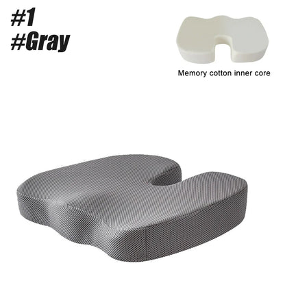 1Pcs Coccyx Seat Cushion Memory Foam U-Shaped Pillow for Chair Cushion Pad Car Office for Tailbone Pain Massage Pillow