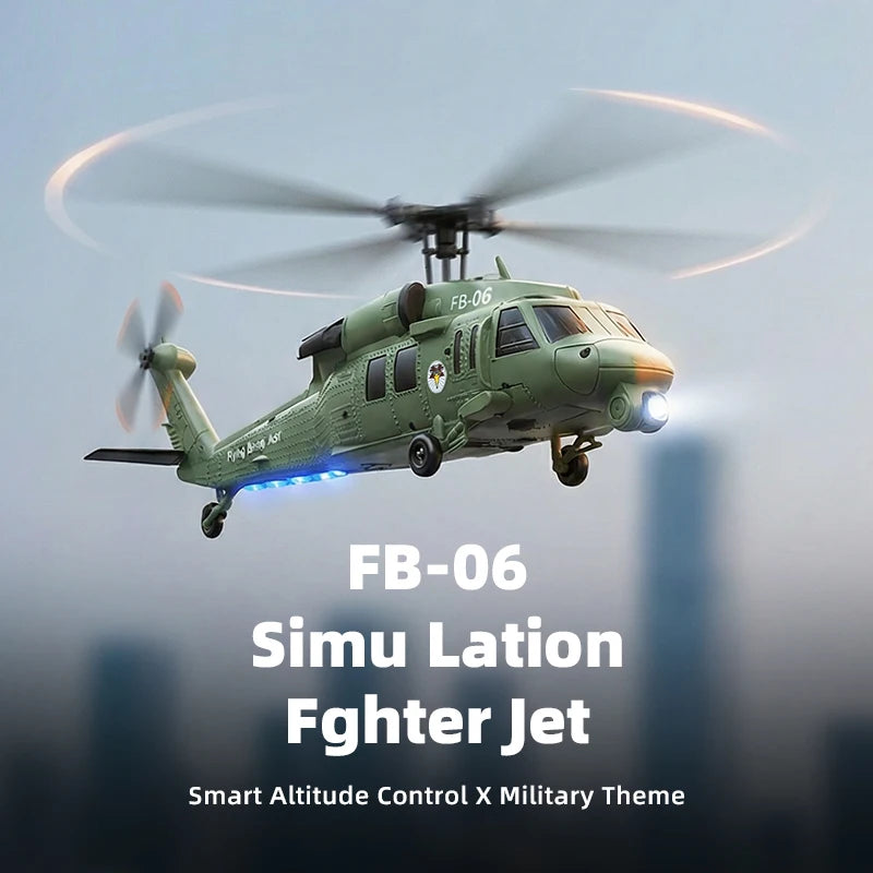 Black Hawk UH60 Remote Control Helicopter With Six Axis Gyroscope