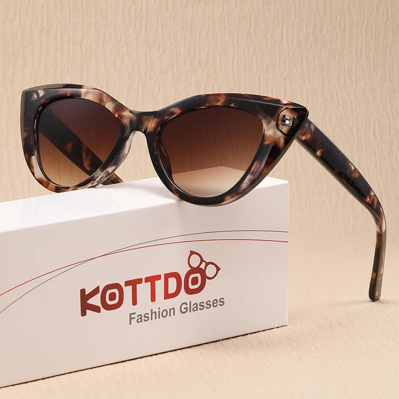 Vintage Cat Eye Sunglasses for Women UV400 Eyewear