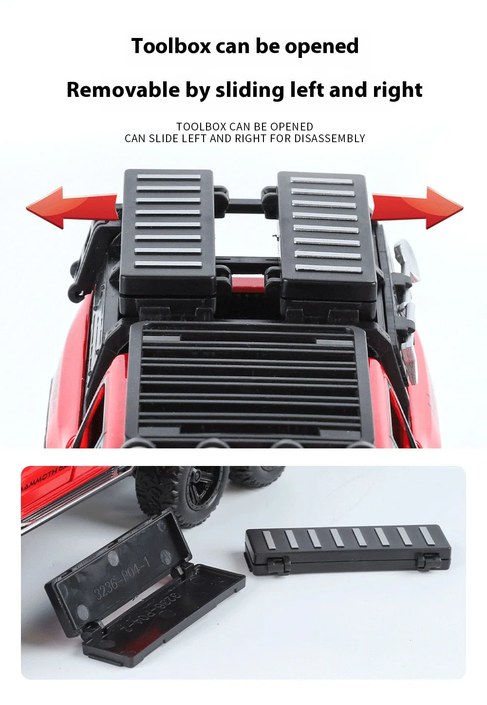 ﻿1:32 Dodge Tyrannosaurus Rex RAM 1500 TRX 6*6 Warlord Alloy Miniature Car Diecast Metal Scale Model Sound ＆ Light Toy Car