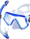 Scuba Diving Mask Snorkel Set For Adults Tempered Glass Professional Panoramic Snorkeling Gear Swimming Training Snorkel Kit