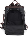 Backpacks PU Leather Travel Back Pack Ladies Large Capacity Shoulder Handbags