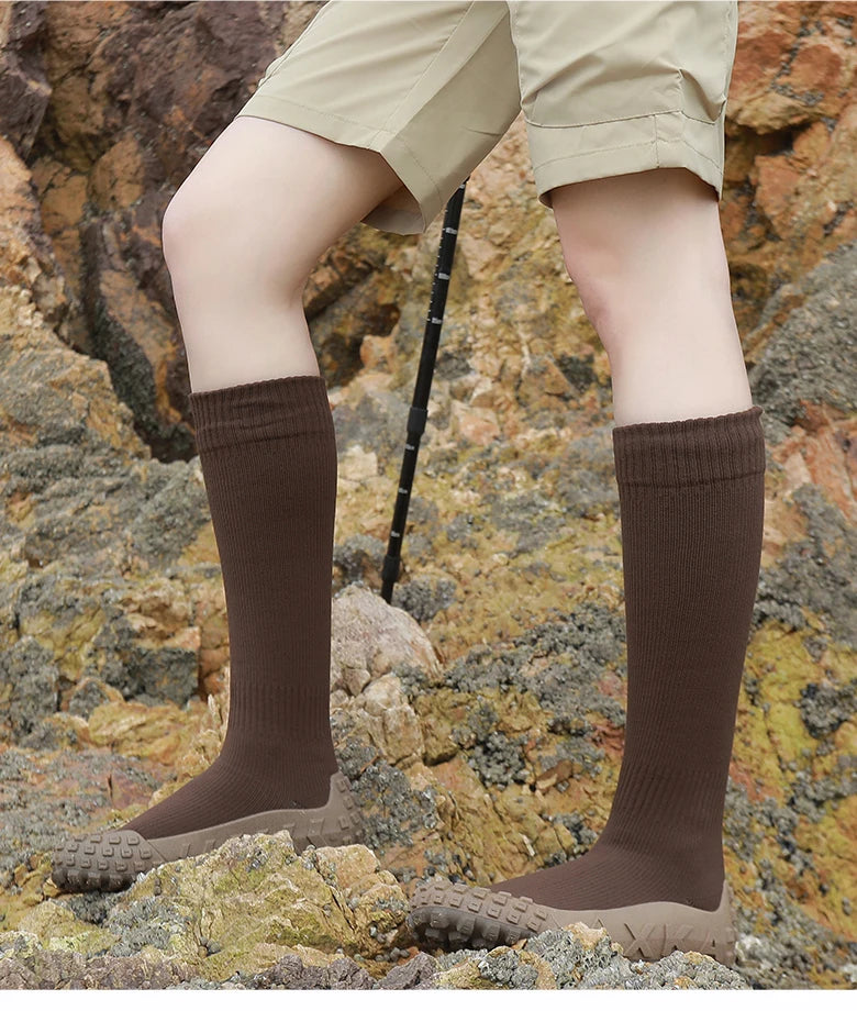 Waterproof Lightweight Hiking Water Shoes Outdoor Shoes Warm Shoes High Waist Waterproof Adjustable Height