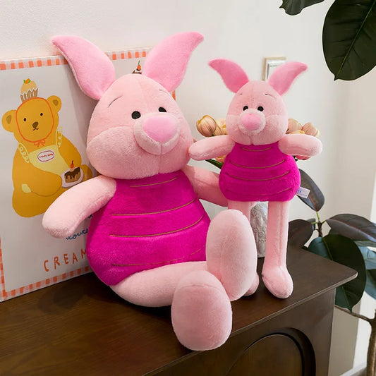Pink Long Leg Piglet Plush Toy Soft Stuffed Doll 55cm