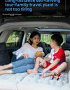 Portable Dual-Use Inflatable Bed For Car Travel Off-Road SUV Rear Seat Flocking Multi-Functional Comfortable Mattress