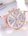 Classic Luxury Leather Quartz Watch Women Ladies Casual Quartz Wristwatch