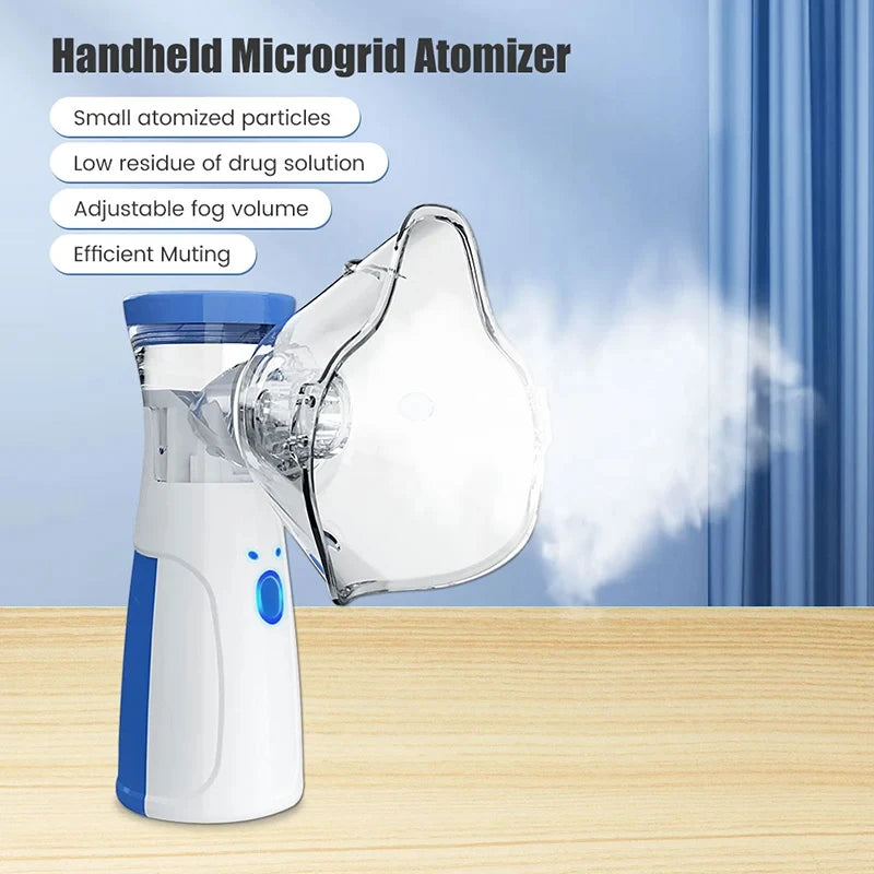 USB Medical Nebulizer Handheld  Adult  Cough Compressor Sprayer Portable Compact Adjustable Nebulizer Home Nebulizer