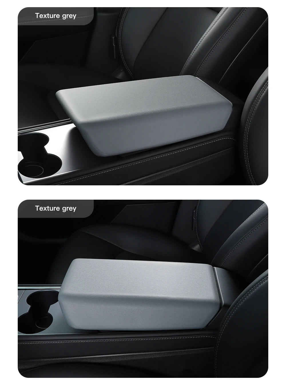 TPE Armrest Cover for Tesla Model Y Juniper Model YL and Model 3 Highland Center Console Protector