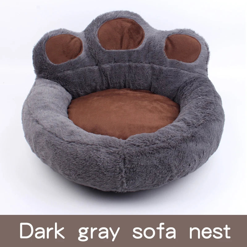 Plush Pet Kennel Bed Cushion Sofa for Dogs and Cats