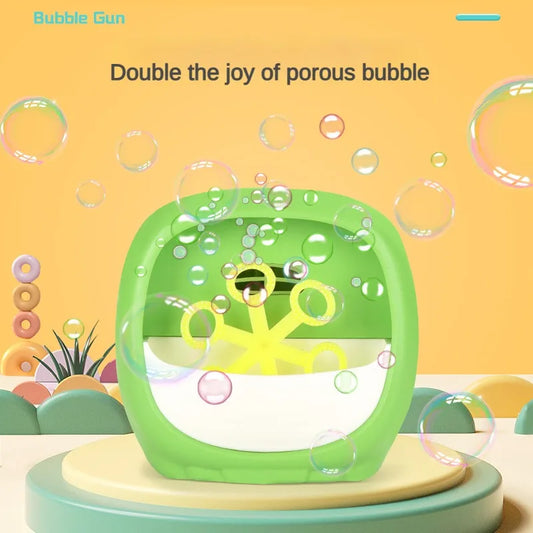 Electric Bubble Cartoon Dinosaur Animal Shape Full Automatic Continuous Bubble Hand-held Desktop Bubble Machin