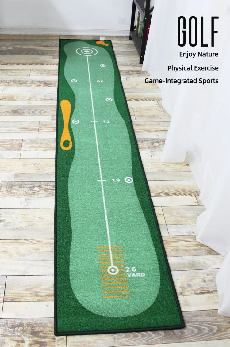 50X300CM Golf Putting Green Mat Indoor Equipment For Home Office Mini Training Practice Durable Hitting Garden Aid For Outdoor