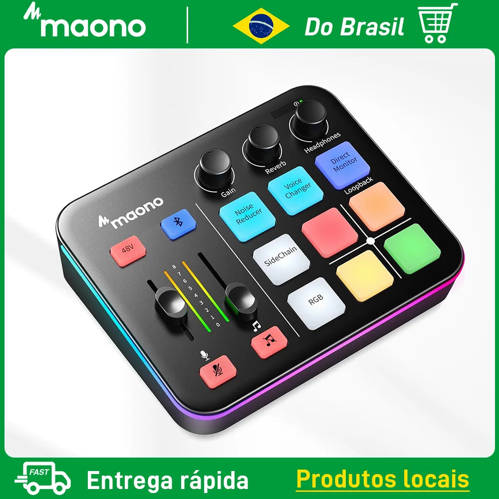 G1 NEO interfaz de audio Audio Mixer g1,Custom Sound Effects,XLR Audio Interface,for Gaming Voice,Podcast