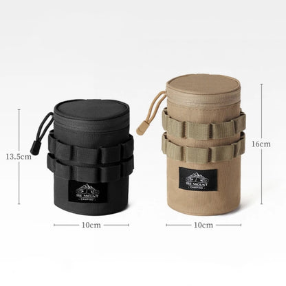 Outdoor Camping Water Cup Storage Bag Tactical Multi-Functional Storage Bag 600d Oxford Cloth Portable Water Cup Protection Bag