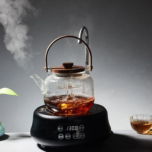 Dual-Purpose Boiling Water Glass Teapot