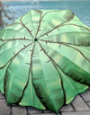 Banana Leaf Umbrella Manual Uv Folding Parasol Umbrella