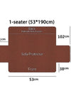 1Seater Recliner Sofa Covers Flannel Plush Armchair Slipcovers with Pockets Lazy Boy Relax Recliners Sofa Mat Chair Cover Home
