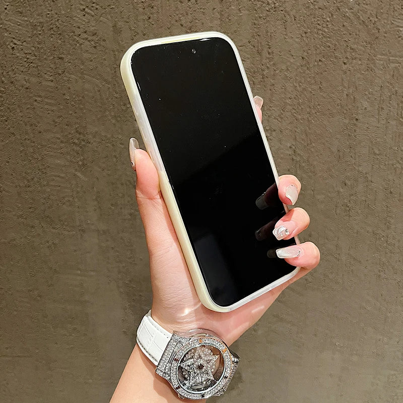 Luxury Candy Color Clear Matte Phone Case For iPhone 17 16 15 14 17 Air Shockproof Bumper Soft Jelly Cover