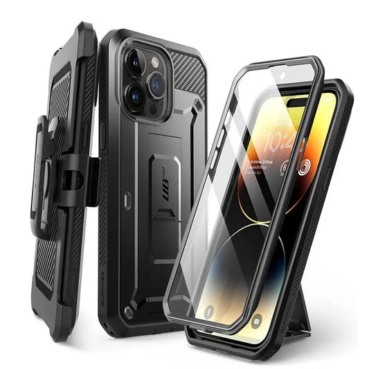 For iPhone 15 Pro Case 6.1" (2023 Release) UB Pro Full-Body Rugged Heavy Duty Rugged Case with Built-in Screen Protector