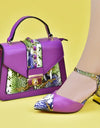 Italian Shoe and Bag Set for Party In Women Luxury Shoes Women Designers Nigerian Women Party Pumps High Heels Ladies