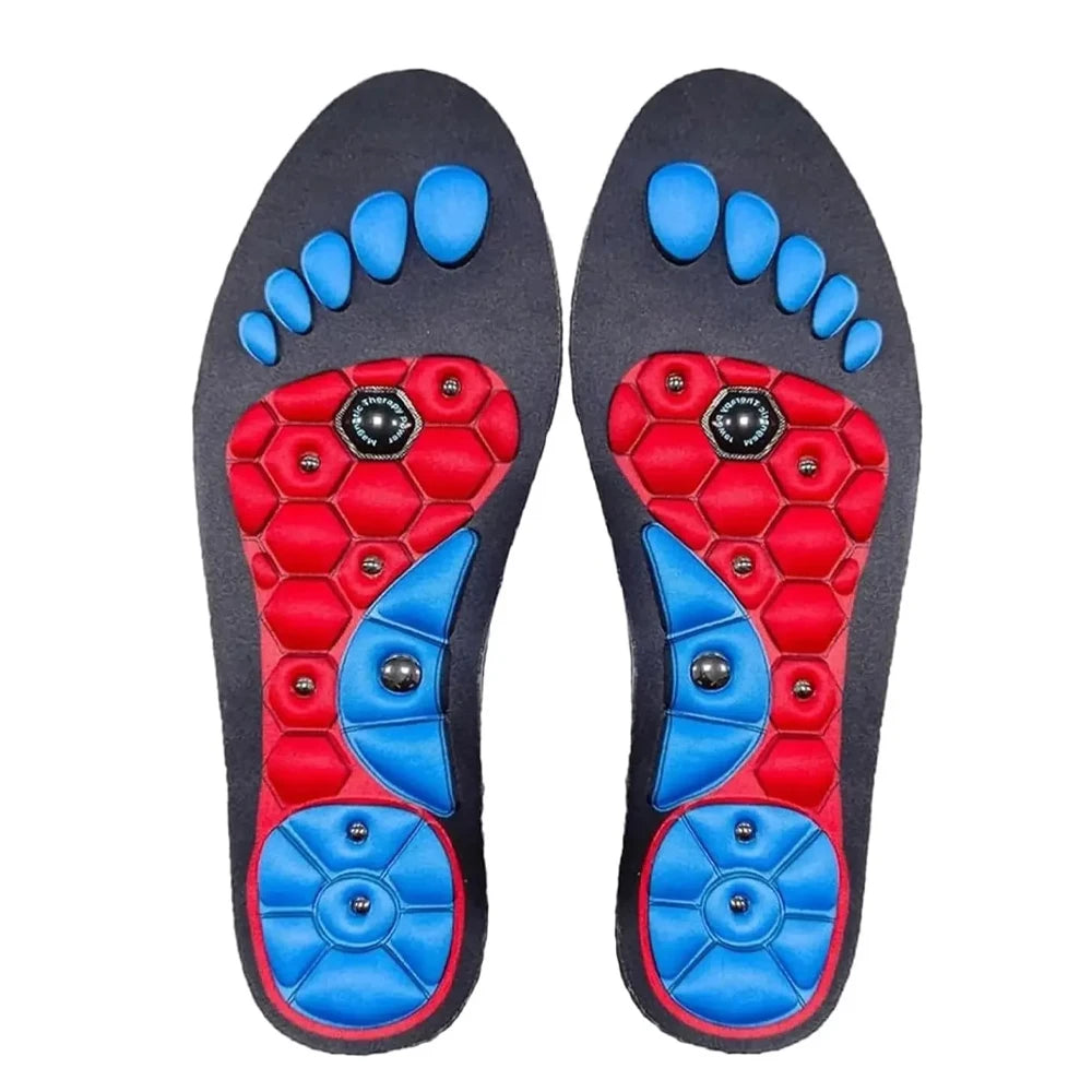 1 Pair Foot Massage Magnetic Insoles, EVA Massage Comfort Insoles with Foot Therapy Unisex for Blood Circulation Stress Relief
