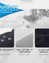 Winter Warm Mountain Snowboard Gloves Men Women Cold Snow Skiing Mittens Waterproof Snowmobile Handschoemen Black M L XL