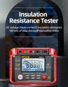 Digital Megohmmeter Meters Insulation Earth Resistance Meter Tester Cable High Voltage Voltmeter Resistor Meter Tool