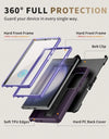for Samsung Galaxy S23 Ultra S24 Case with Kickstand Slide Camera Cover Screen Protector Military Grade Shockproof 6.8"