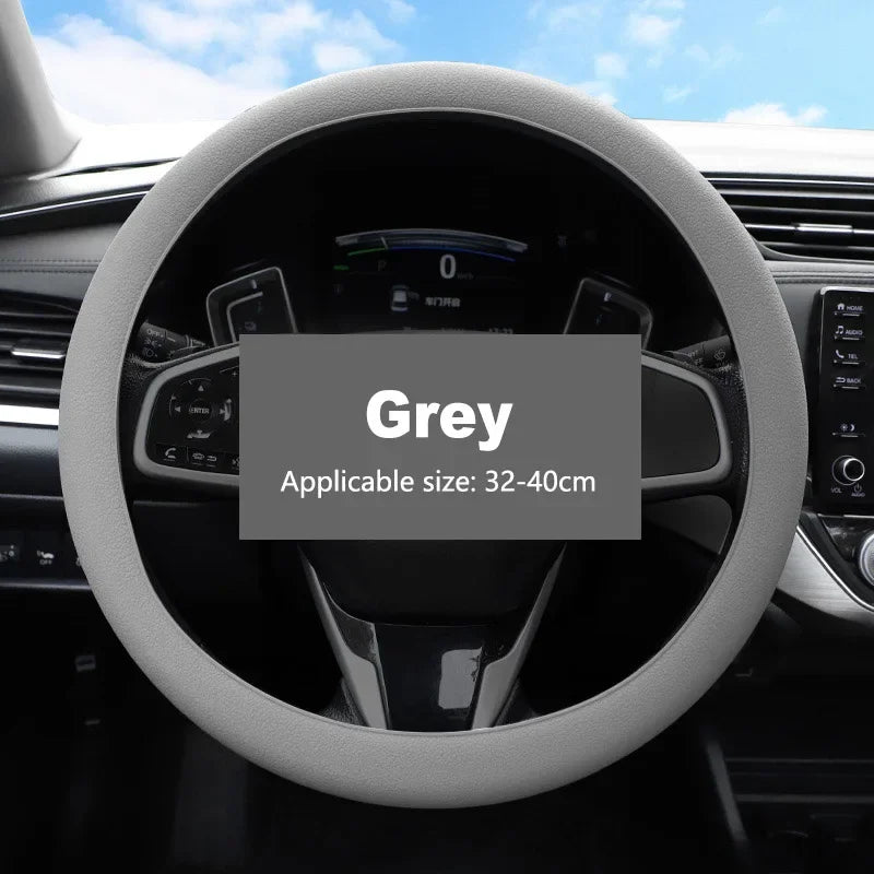 Universal Silicone Car Steering Wheel Cover Anti Slip 32CM 40CM