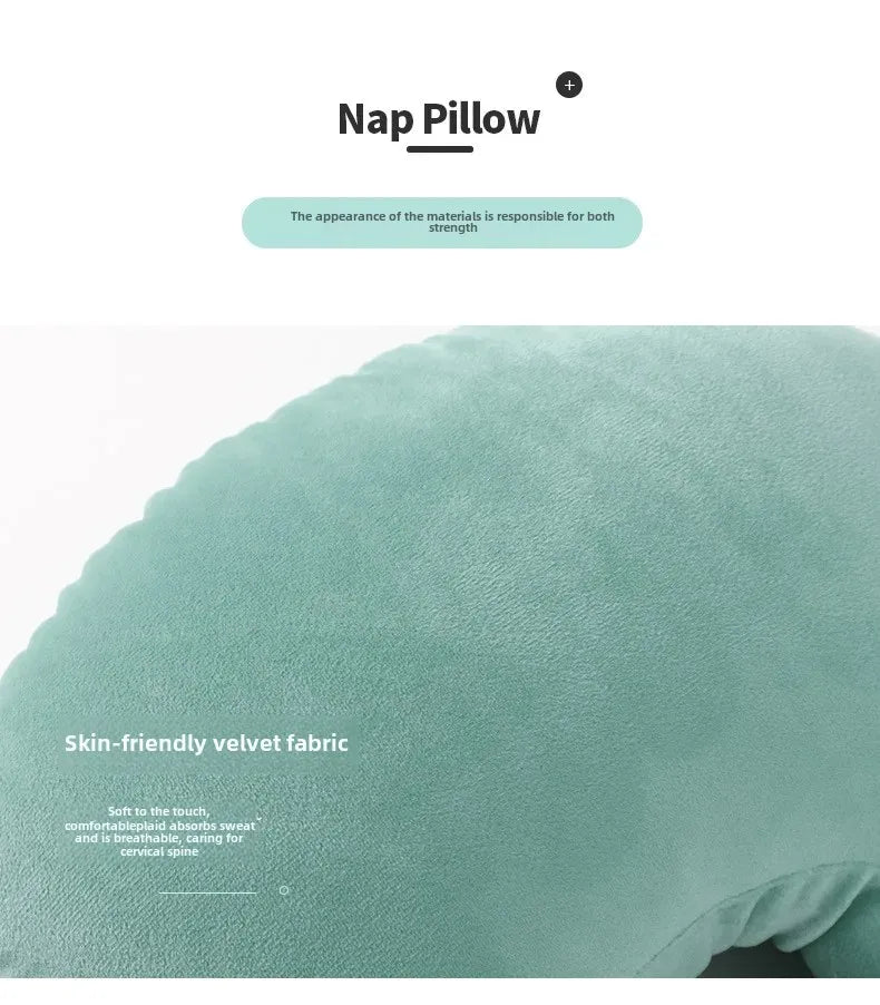 Officer Ice Silk Nap Pillow Pillow Style Summer Student Face down Sleep Pillow Office Nap Aid Soft Comfortable Home Goods