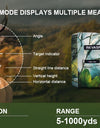 Hunting Laser Rangefinder 1000 Yards with Rechargeable Battery Hunting Range Finder with Target Acquisition Technology E