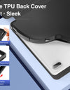 Trifold Stand Case For Samsung Galaxy Tab S8 Plus 12.4 Inch 2022/Tab S7 FE 2021/S7 Plus 2020,Shockproof Full Body TPU Cover