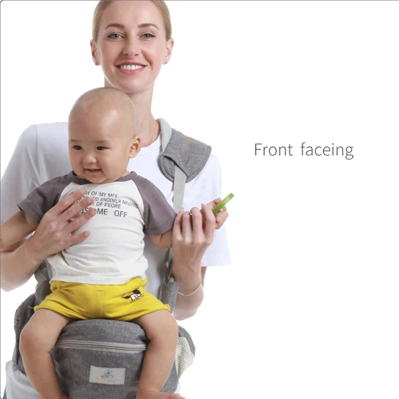 Ergonomic  Carrier Portable   Hip Seat Waist Stool Sling Front Facing Kangaroo  Wrap Carrier For  Gear