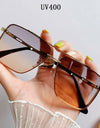 Sunglasses Women Square Fashion Glasses Rimless Shades
