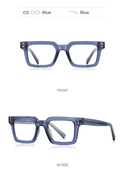 HONGMEI Men's Anti Blue Light Reading Glasses Brand Design Myopia Prescription Glasses Men Simple Optical Eyewear Glasses Frame